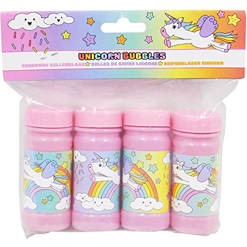Carpeta 12 Dosen Seifenblasen | Mitgebsel zum Kindergeburtstag, Mottoparty und Kinderparty | Kinder lieben Diese Bubbles | Spiel & Spaß, Edition: Einhorn von Carpeta
