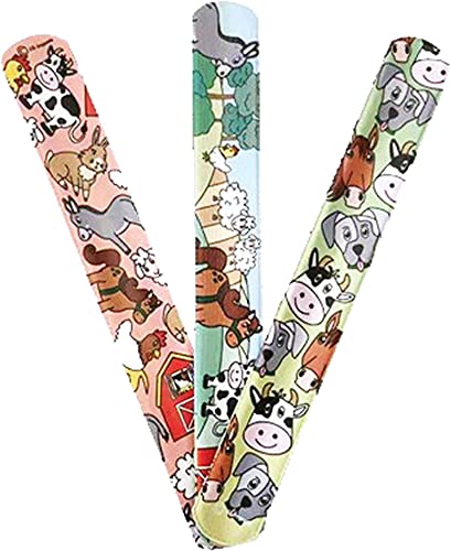 12x Klatscharmband * BAUERNHOF * | Schnapparmband Farm Tiere | Kuh Schwein Esel Pferd Wristband Armband Mitgebsel Kindergeburtstag 12x Klatscharmband * BAUERNHOF * | Schnapparmband Farm Tiere | Kuh Schwein Esel Pferd Wristband Armband Mitgebsel Kindergeburtstag von Carpeta