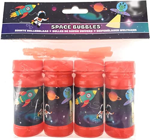 Carpeta 12 Dosen Seifenblasen | Mitgebsel zum Kindergeburtstag, Mottoparty und Kinderparty | Kinder lieben Diese Bubbles | Spiel & Spaß, Edition: Weltraum von Carpeta