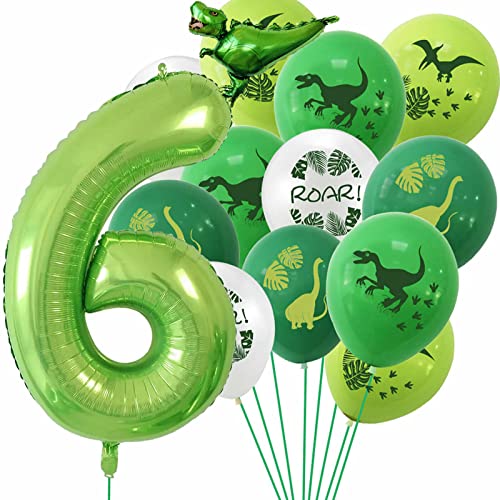 Carpeta 20-TLG. XXL-Ballon-Set * Dinosaurier * für 1. bis 9. Geburtstag | Deko für Kindergeburtstag und Dino Mottoparty | T-Rex Party Kinder Geburtstag, Edition: 6. Geburtstag Carpeta 20-TLG. XXL-Ballon-Set * Dinosaurier * für 1. bis 9. Geburtstag | Deko für Kindergeburtstag und Dino Mottoparty | T-Rex Party Kinder Geburtstag, Edition: 6. Geburtstag von Carpeta