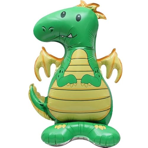 Folienballons * SÜSSE TIERE * als Deko für Geburtstag und Party | Stehende Luftballons, 37-47cm groß | Safari Dschungel Bauernhof Kinder Kindergeburtstag Partydeko Ballons, Edition: Grüner Drache Folienballons * SÜSSE TIERE * als Deko für Geburtstag und Party | Stehende Luftballons, 37-47cm groß | Safari Dschungel Bauernhof Kinder Kindergeburtstag Partydeko Ballons, Edition: Grüner Drache von Carpeta