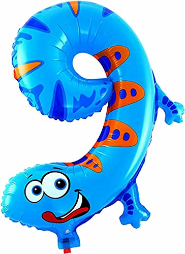 Folienballons * Wilde Tiere * in Zahl 0 bis 9 als Deko für Geburtstag und Party | 44-55cm groß | Kinder Zahlen Kindergeburtstag Partydeko Folienballon Hund Affe Tiger Safari, Edition: 9. Geburtstag Folienballons * Wilde Tiere * in Zahl 0 bis 9 als Deko für Geburtstag und Party | 44-55cm groß | Kinder Zahlen Kindergeburtstag Partydeko Folienballon Hund Affe Tiger Safari, Edition: 9. Geburtstag von Carpeta