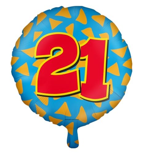 Folienballons * Zahlen 1-100 * als Deko für Kindergeburtstag, Geburtstag und Party | Ø46cm, für Luft + Helium | Happy Birthday Luftballons Ballons, Edition: 21. Geburtstag Folienballons * Zahlen 1-100 * als Deko für Kindergeburtstag, Geburtstag und Party | Ø46cm, für Luft + Helium | Happy Birthday Luftballons Ballons, Edition: 21. Geburtstag von Carpeta