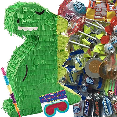 Pinata * GRÜNER DINO * als Spiel und Deko für Kindergeburtstag und Mottoparty | Größe: 11x34x44cm | Pinatas Dinos Dinosaurier Kinder Partydeko, Edition: Pinata mit Stock, Brille, Süßigkeiten Pinata * GRÜNER DINO * als Spiel und Deko für Kindergeburtstag und Mottoparty | Größe: 11x34x44cm | Pinatas Dinos Dinosaurier Kinder Partydeko, Edition: Pinata mit Stock, Brille, Süßigkeiten von Carpeta