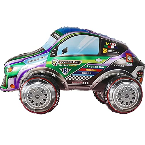 Stehender XXL Folienballon * RACING CARS * als Deko für Kindergeburtstag und Mottoparty | Rennwagen Monster Truck Autos Kinder Geburtstag Partydeko, Edition: Racing Speed, 103x62cm Stehender XXL Folienballon * RACING CARS * als Deko für Kindergeburtstag und Mottoparty | Rennwagen Monster Truck Autos Kinder Geburtstag Partydeko, Edition: Racing Speed, 103x62cm von Carpeta
