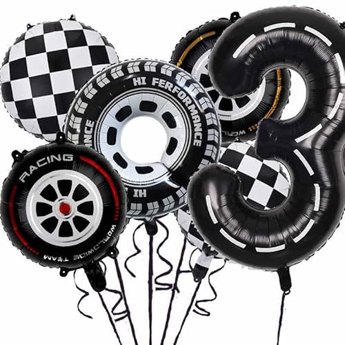 XXL-Ballon-Set * RACING CARS * als Deko für Kindergeburtstag und Mottoparty | Zahlen von 1 bis 9 | Formel Rennautos Geburtstag Party Kinder Ballondeko Partydeko, Edition: 3. Geburtstag XXL-Ballon-Set * RACING CARS * als Deko für Kindergeburtstag und Mottoparty | Zahlen von 1 bis 9 | Formel Rennautos Geburtstag Party Kinder Ballondeko Partydeko, Edition: 3. Geburtstag von Carpeta