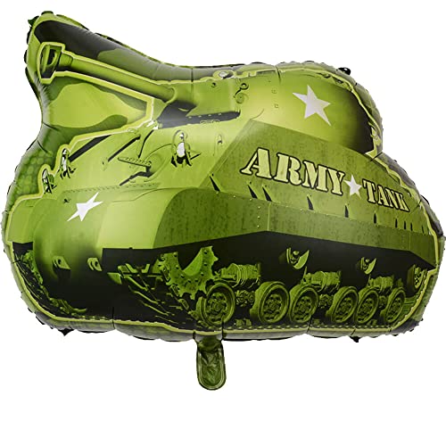 XXL Folienballon * FAHRZEUGE * als Geschenk oder Deko für Mottoparty | Polizeiauto Radlader Feuerwehrauto Trecker Bagger Truck | Kinder Geburtstag Partydeko, Edition: Panzer, 78x63cm XXL Folienballon * FAHRZEUGE * als Geschenk oder Deko für Mottoparty | Polizeiauto Radlader Feuerwehrauto Trecker Bagger Truck | Kinder Geburtstag Partydeko, Edition: Panzer, 78x63cm von Carpeta