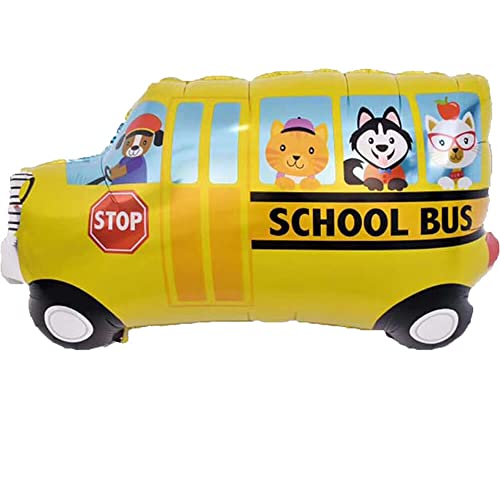 XXL Folienballon * FAHRZEUGE * als Geschenk oder Deko für Mottoparty | Polizeiauto Radlader Feuerwehrauto Trecker Bagger Truck | Kinder Geburtstag Partydeko, Edition: Schulbus, 86x61cm XXL Folienballon * FAHRZEUGE * als Geschenk oder Deko für Mottoparty | Polizeiauto Radlader Feuerwehrauto Trecker Bagger Truck | Kinder Geburtstag Partydeko, Edition: Schulbus, 86x61cm von Carpeta