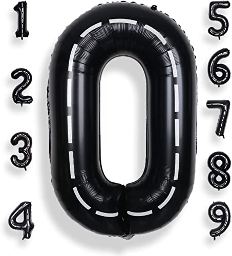 XXL Folienballons * RACING * Zahl 0 bis 9 als Deko für Geburtstag und Party | 100cm groß | Schwarze Zahlen Cars Autos Kindergeburtstag Partydeko Ballon Luftballon Helium, Edition: 0. Geburtstag XXL Folienballons * RACING * Zahl 0 bis 9 als Deko für Geburtstag und Party | 100cm groß | Schwarze Zahlen Cars Autos Kindergeburtstag Partydeko Ballon Luftballon Helium, Edition: 0. Geburtstag von Carpeta
