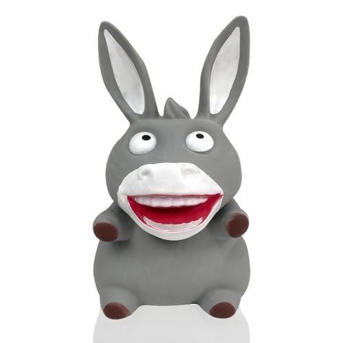 Anti Stress Spielzeug,Süßes Anti Stress Esel,Weiches Stressball Erwachsene,Stressabbau,Geeignet für Erwachsene und Kinder (Grau) von Carreneu