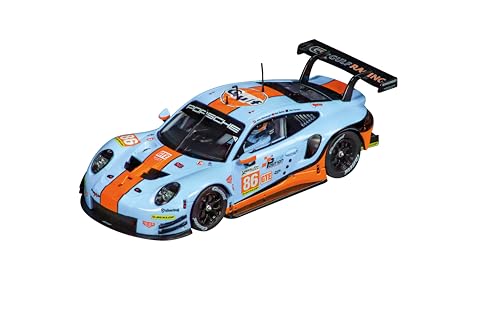 Carrera Evolution - 20027780 I Porsche 911 RSR "Gulf Racing, Mike Wainwright, No.86" Auto für Rennbahn | Rennbahnen und lizensierte Slotcars | Front & Rücklicht | Für Kinder ab 8 Jahren & Erwachsene Carrera Evolution - 20027780 I Porsche 911 RSR "Gulf Racing, Mike Wainwright, No.86" Auto für Rennbahn | Rennbahnen und lizensierte Slotcars | Front & Rücklicht | Für Kinder ab 8 Jahren & Erwachsene von Carrera Evolution