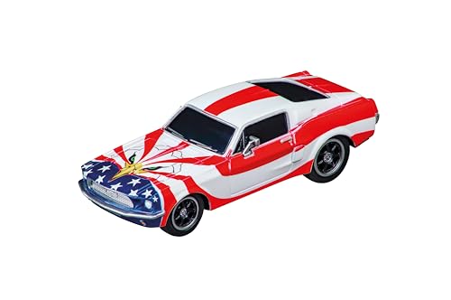 Carrera GO!!! 20064289 Ford Mustang '67 Stars 'n Stripes I Slotcar im Maßstab 1:43 I Mit Originallizenz I Geeignet ab 6 Jahren Carrera GO!!! 20064289 Ford Mustang '67 Stars 'n Stripes I Slotcar im Maßstab 1:43 I Mit Originallizenz I Geeignet ab 6 Jahren von Carrera GO!!!