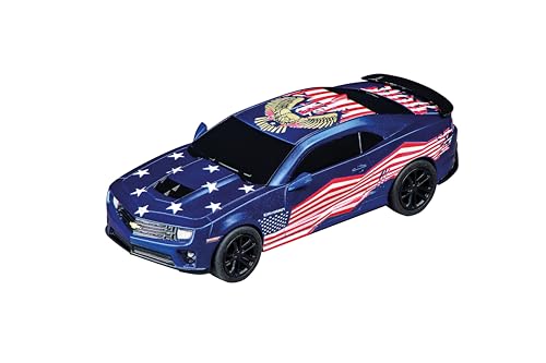 Carrera GO!!! 20064290 Chevrolet Camaro Stars 'n Stripes I Slotcar im Maßstab 1:43 I Mit Originallizenz I Geeignet ab 6 Jahren von Carrera GO!!!