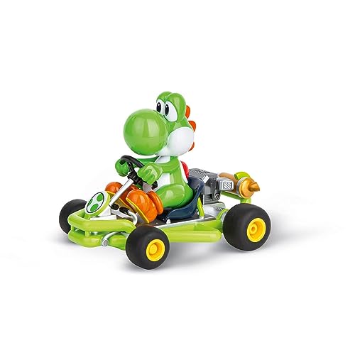 Carrera RC Mario Kart Pipe Kart Yoshi I Für Kinder & Erwachsene, Jungs & Mädchen I Klassiker Neu Interpretiert I Fahrvergnügen I Langanhaltender Spielspaß I Schnelles Aufladen I Offizielle Lizenz von Carrera