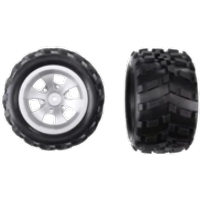 CARRERA RC 370410265 Profi Offroad Reifensatz für Red Fibre, Fibre Monster, Power Rider von Carrera RC