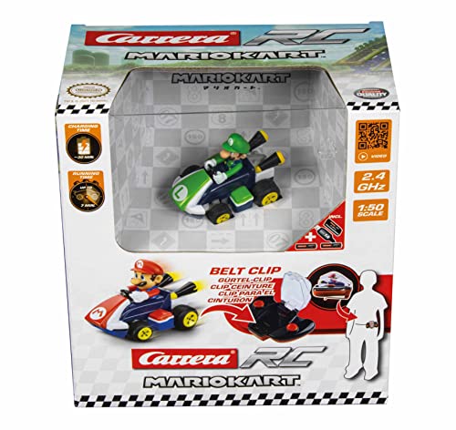 2,4GHz Mario Kart(TM) Mini RC, Luigi (Paperbox) von Carrera