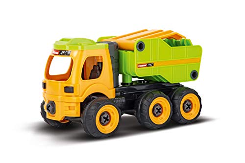 Carrera RC First Truck – Baustellenfahrzeug /Dump Truck mit Controller I Ferngesteuertes Auto ab 3 Jahren für drinnen & draußen I Mini Spielzeugauto zum Mitnehmen mit Sound I Spielzeug für Kinder von Carrera