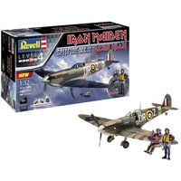 Geschenkset Spitfire Mk.II Aces High Iron Maiden, Revell Modellbausatz mit Basiszubehör von Carrera Revell Europe GmbH