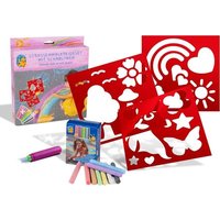 MALEFIX Straßenmalkreide Schablonen Set Unicorn, Mal-Spaß mit höchstem Spielwert von Carrera Revell Europe GmbH