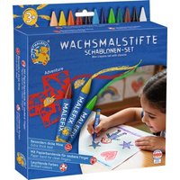 MALEFIX Wachsmalstifte Schablonenset Abenteuer MALEFIX Wachsmalstifte Schablonenset Abenteuer von Carrera Revell Europe GmbH