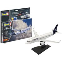 Model Set Airbus A320neo Lufthansa New Livery, Revell Modellbausatz mit Basiszubehör von Carrera Revell Europe GmbH