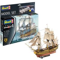 Model Set HMS Victory, Revell Modellbausatz mit Basiszubehör von Carrera Revell Europe GmbH