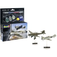 Model Set Messerschmitt Bf109E & Ju87B Stuka, Revell Modellbausatz mit Basiszubehör von Carrera Revell Europe GmbH