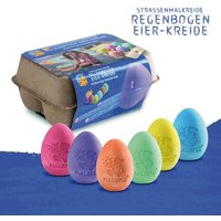 Straßenmalkreide Eier "Eierkarton" mit 6 Kreiden in Eierform von Carrera Revell Europe GmbH