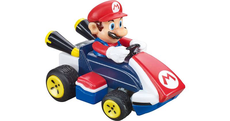 2,4GHz Mario Kart Mini RC, Mario blau/schwarz von Carrera