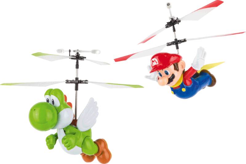 |2 4GHz Super Mario™ - Twin Pack - Flying Cape Mario + Yoshi grün| von Carrera