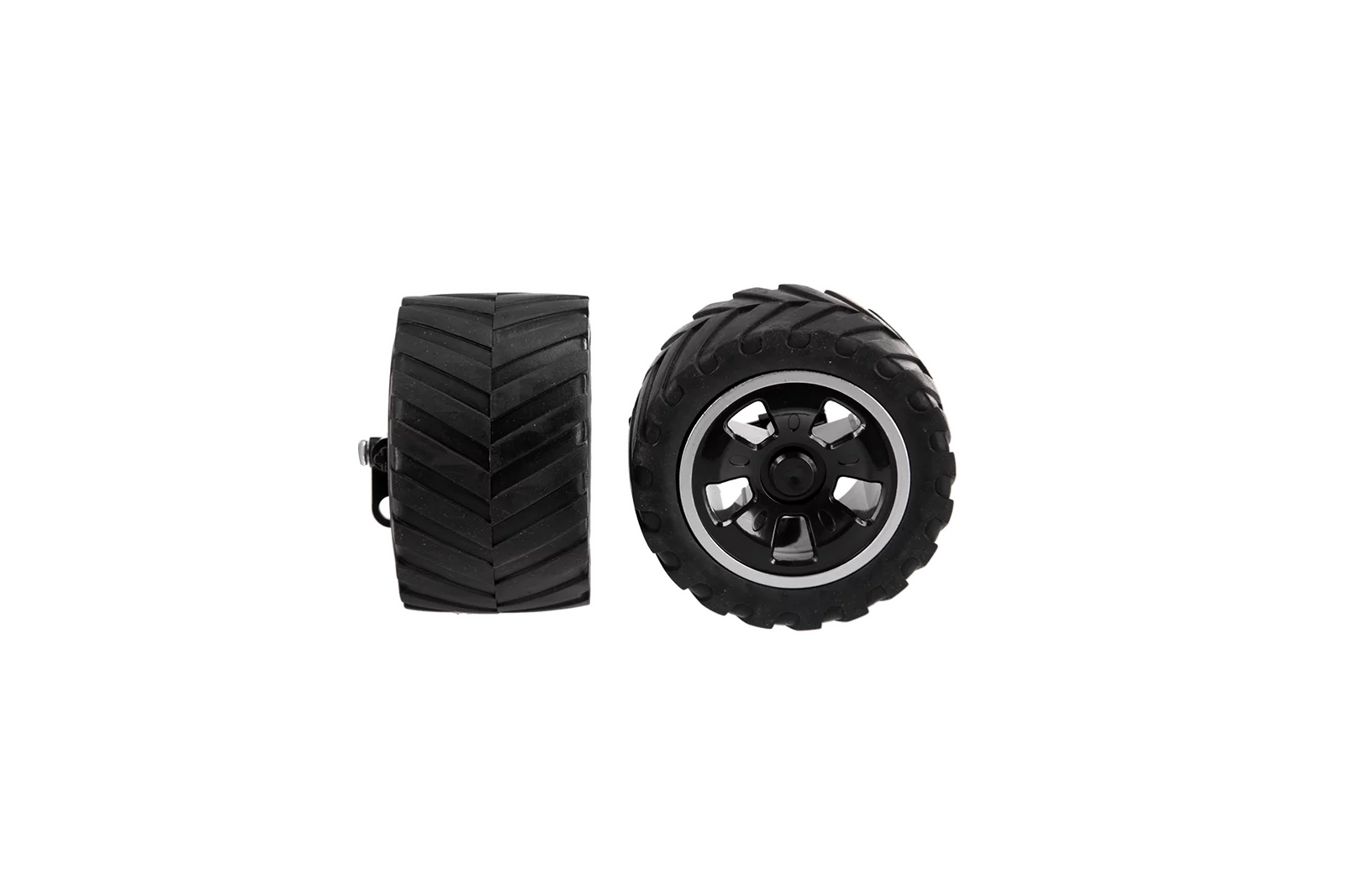 2 front wheels with rims for Black Enforcer (180109), Black Enforcer 2 (370180113, 370180109) von Carrera