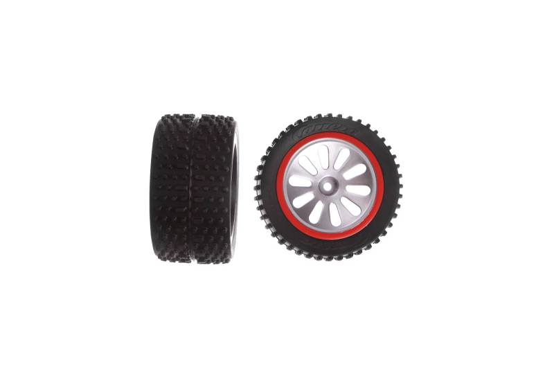 2 rear tyres with wheel rims for Carrera RC X-Fox One (202007) von Carrera