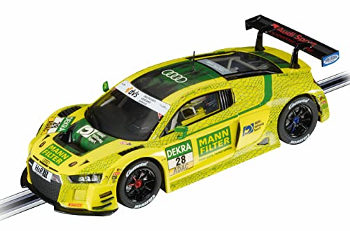 Carrera Digital 132 Audi R8 LMS GT3 "MANN-FILTER Land Motorsport, No.28" Auto für Rennbahn | Rennbahnen und lizensierte Slotcars | bis zu 4 Spieler | Für Kinder ab 10 Jahren & Erwachsene von Carrera