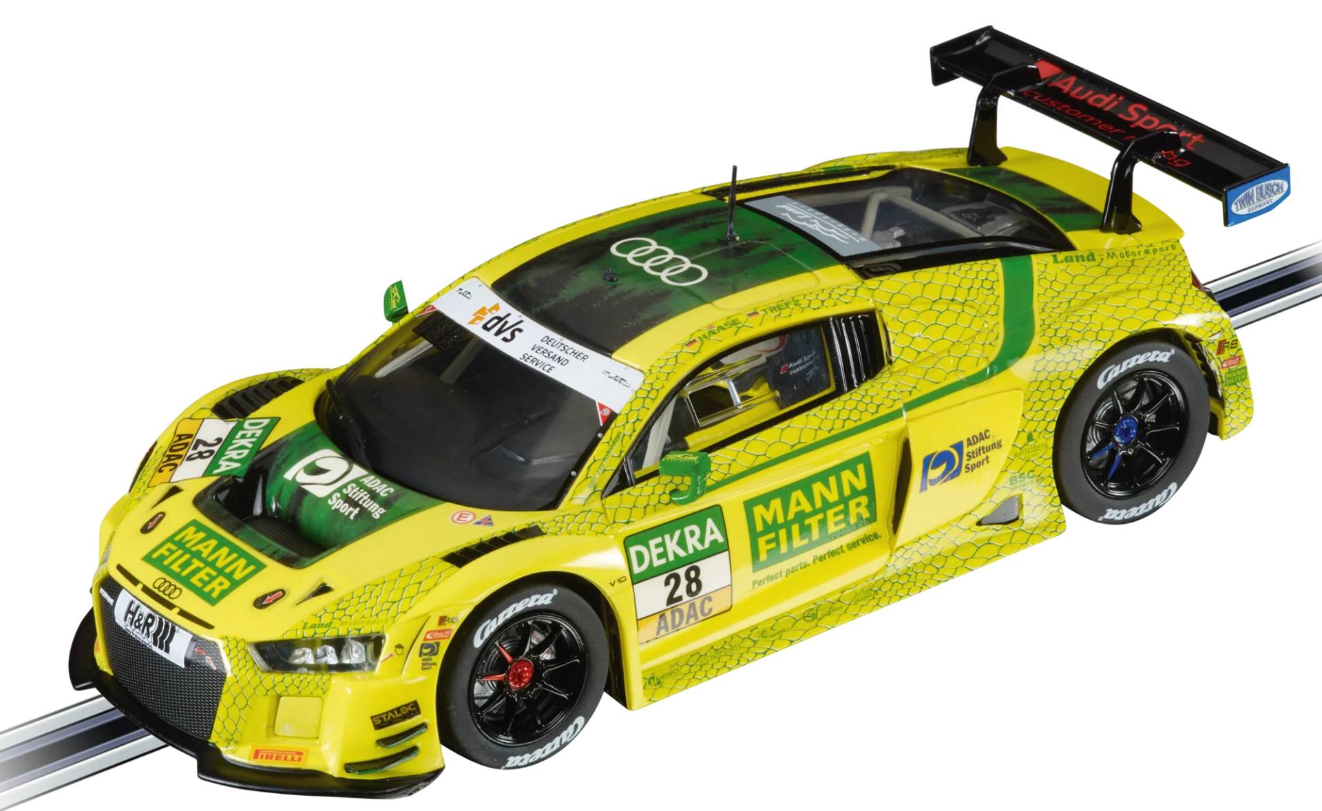 Audi R8 LMS GT3 "MANN-FILTER Land Motorsport, No.28" von Carrera