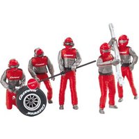 CARRERA 20021131 BUILDINGS/FIGURES Figurensatz Mechaniker, CARRERA Crew rot von Carrera