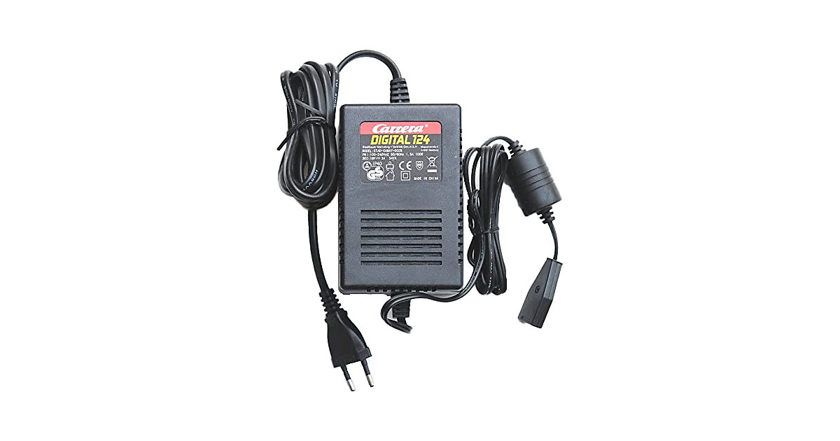 CARRERA DIGITAL 124 - Transformator Digital 124 (EU) 18 V --- 54 VA, Autorennbahn Zubehör von Carrera