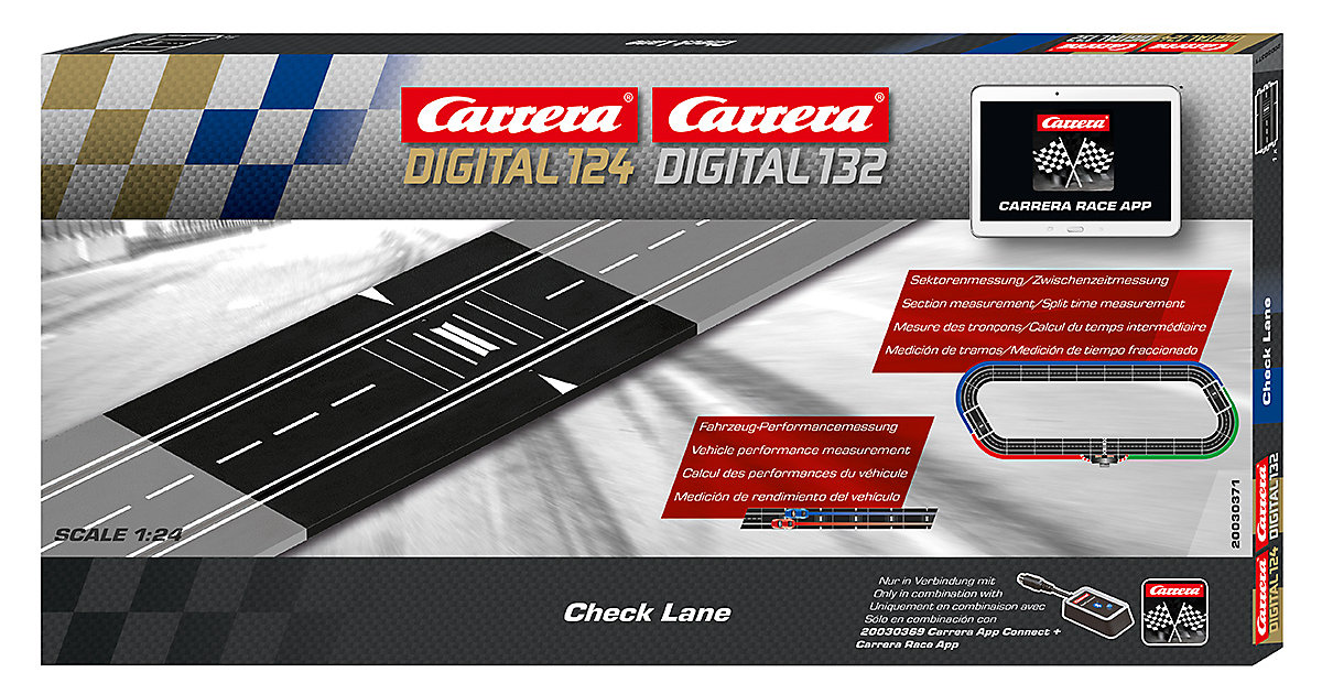 CARRERA DIGITAL 132/124 - Check Lane, Autorennbahn Zubehör CARRERA DIGITAL 132/124 - Check Lane, Autorennbahn Zubehör von Carrera