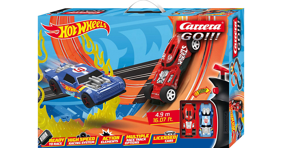 CARRERA GO!!! - Hot Wheels 4,9 m Autorennbahn mit Sprungschanze und Looping CARRERA GO!!! - Hot Wheels 4,9 m Autorennbahn mit Sprungschanze und Looping von Carrera