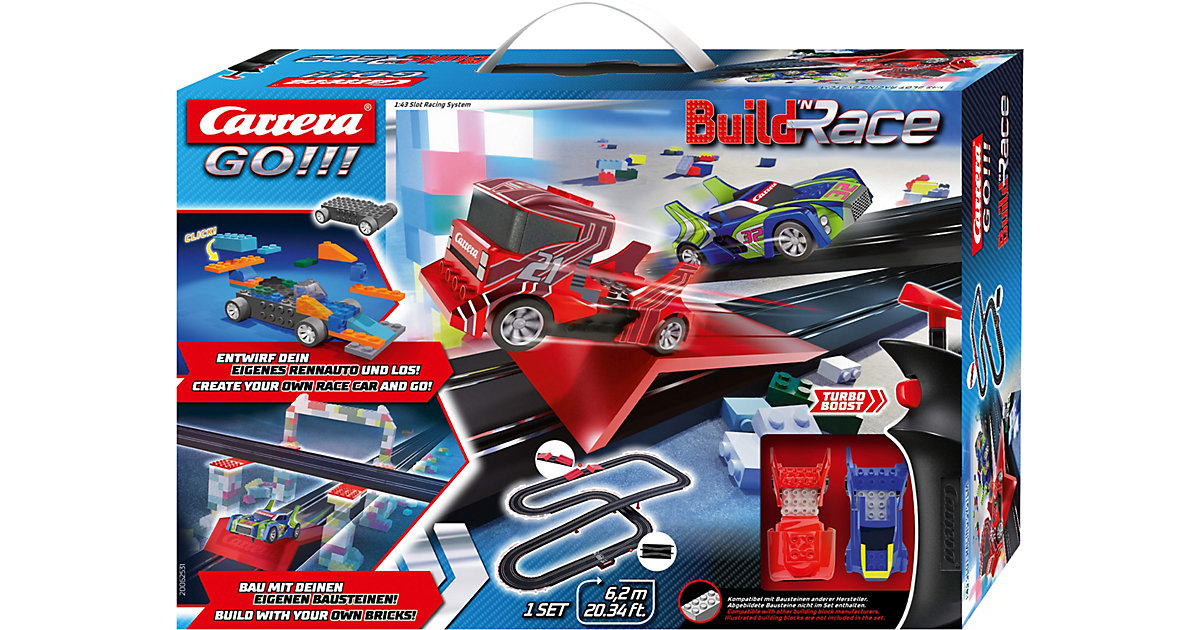 CARRERA GO!!! - Biuld 'n Race - Racing Set 6.2 Autorennbahn CARRERA GO!!! - Biuld 'n Race - Racing Set 6.2 Autorennbahn von Carrera