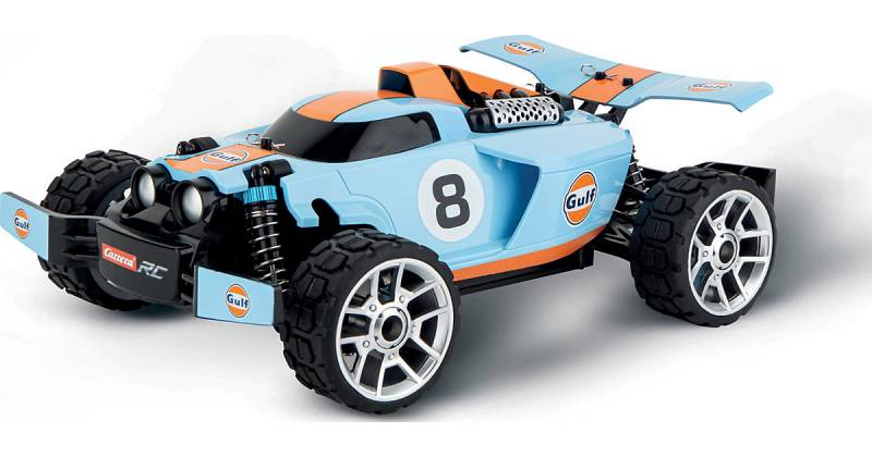 CARRERA Profi RC Buggy 2,4GHz Gulf -PX-, bis zu 50 km/h schnelles Ferngesteuertes 4WD Offroad Auto Kinder und Erwachsene ab 14 Jahren  Erwachsene von Carrera
