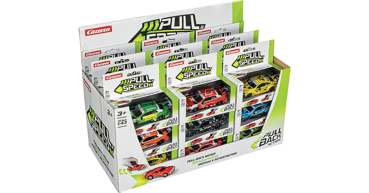 CARRERA Pull & Speed - DTM Pull Back Auto mit Rückziehmotor, sortiert CARRERA Pull & Speed - DTM Pull Back Auto mit Rückziehmotor, sortiert von Carrera