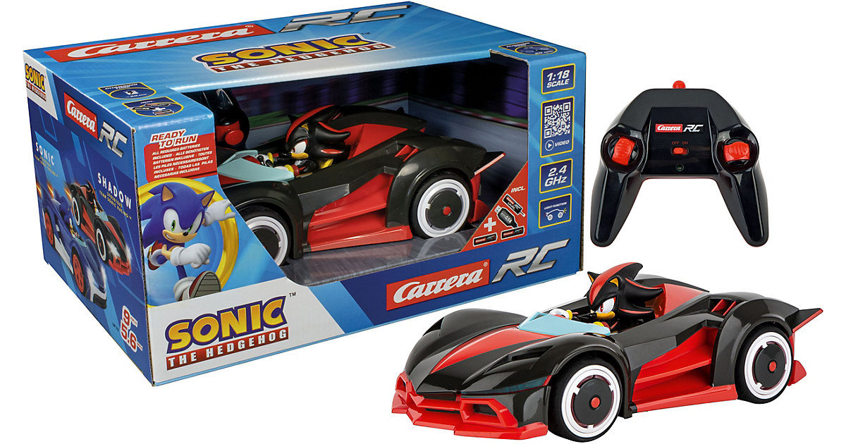 CARRERA RC - 2,4GHz Team Sonic Racing - Shadow, Ferngesteuertes Auto ab 6 Jahren rot CARRERA RC - 2,4GHz Team Sonic Racing - Shadow, Ferngesteuertes Auto ab 6 Jahren rot von Carrera