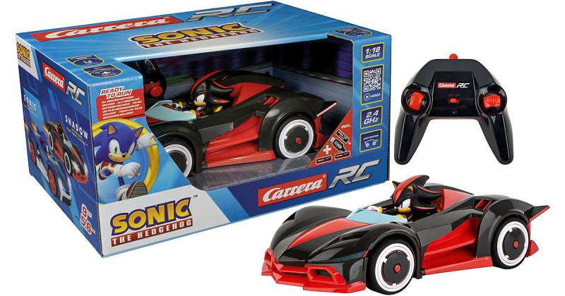 CARRERA RC - 2,4GHz Team Sonic Racing - Shadow, Ferngesteuertes Auto ab 6 Jahren rot von Carrera