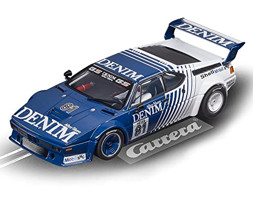 Carrera Digital 124 I BMW M1 Procar Denim No.81 1980 I Auto für Rennbahn | Rennbahnen und lizensierte Slotcars | bis zu 4 Spieler | Für Kinder ab 10 Jahren & Erwachsene I Individuell Codierbar Carrera Digital 124 I BMW M1 Procar Denim No.81 1980 I Auto für Rennbahn | Rennbahnen und lizensierte Slotcars | bis zu 4 Spieler | Für Kinder ab 10 Jahren & Erwachsene I Individuell Codierbar von Carrera