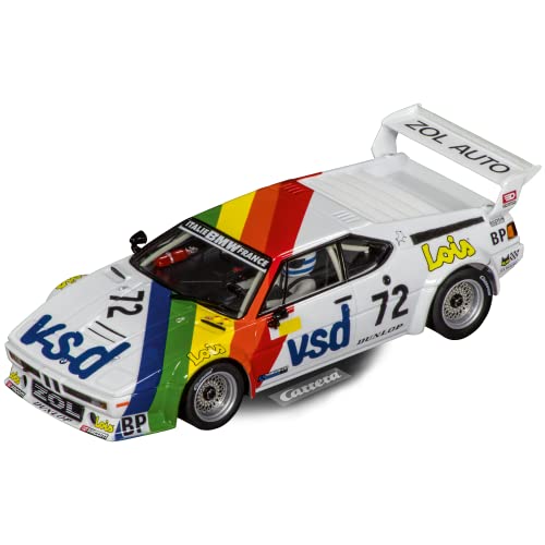 Carrera GO I Ford Capri Zakspeed Turbo I Massstab 1:32 I Perfekt für Slot Car Racing I Mit original Ford License I Für junge Rennfahrer I Mit leuchtendem Frontlicht und Rücklicht von Carrera