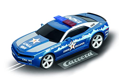 Carrera Digital 132 I Chevrolet Camaro State Trooper I Auto für Rennbahn | Rennbahnen und lizensierte Slotcars | bis zu 6 Spieler | Für Jungs & Mädchen ab 8 Jahren & Erwachsene von Carrera