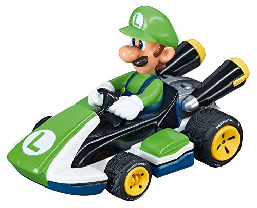 Carrera GO!!! Mario Kart™ - Luigi I Rennbahnen und lizensierte Slotcars | bis zu 2 Spieler | Für Jungs und Mädchen ab 6 Jahren & Erwachsene von Carrera