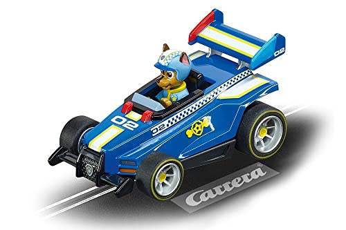 Carrera GO!!! PAW Patrol RRR - Chase I Rennbahnen und lizensierte Slotcars | bis zu 2 Spieler | Für Jungs und Mädchen ab 6 Jahren & Erwachsene, Rot von Carrera