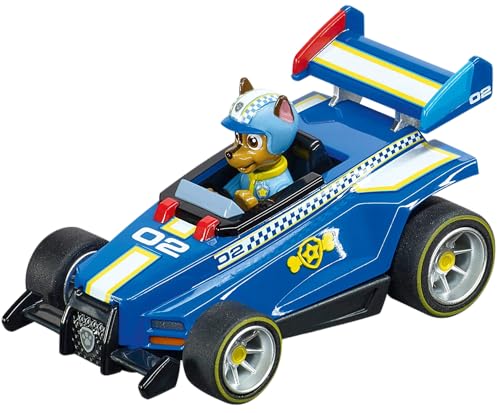 Carrera GO!!! PAW Patrol RRR - Chase I Rennbahnen und lizensierte Slotcars | bis zu 2 Spieler | Für Jungs und Mädchen ab 6 Jahren & Erwachsene, Rot von Carrera