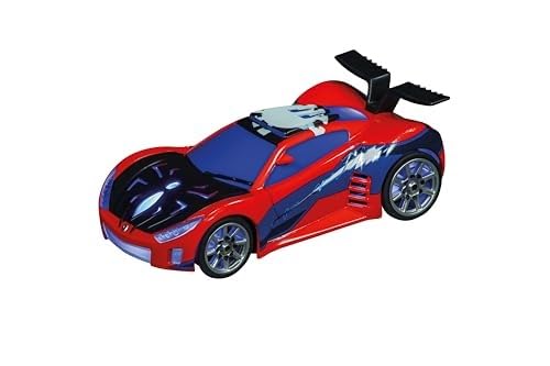 Carrera - 20064269 - Spider-Man Speed Shifter (Blue) | Maßstab 1:43 Slotcar | Kompatibel mit GO!!!, GO!!! Plus & Battery Operated | Authentisches Design für Kinder & Erwachsene ab 6 Jahren von Carrera